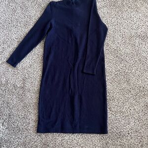 Elegant Navy Blue Women's Dress